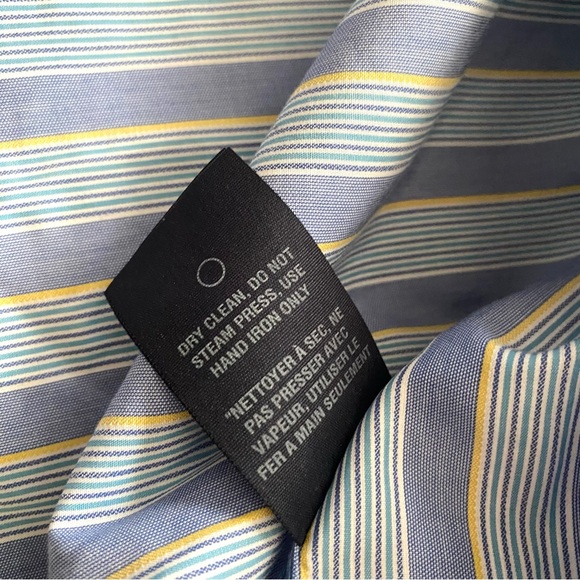 Robert Graham Button Down Embroidered Shirt Flip Cuff Abstract Art Size 2XL - Picture 11 of 13